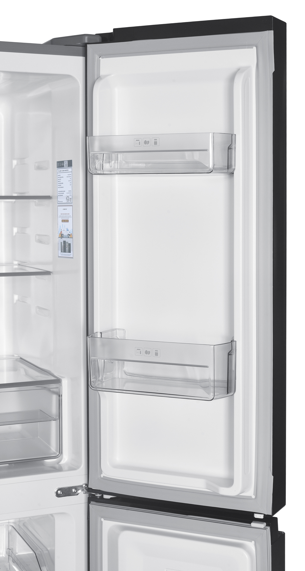 Tủ lạnh 4 cửa Inverter 362L COEX RM-4007MIB (Inox đen)