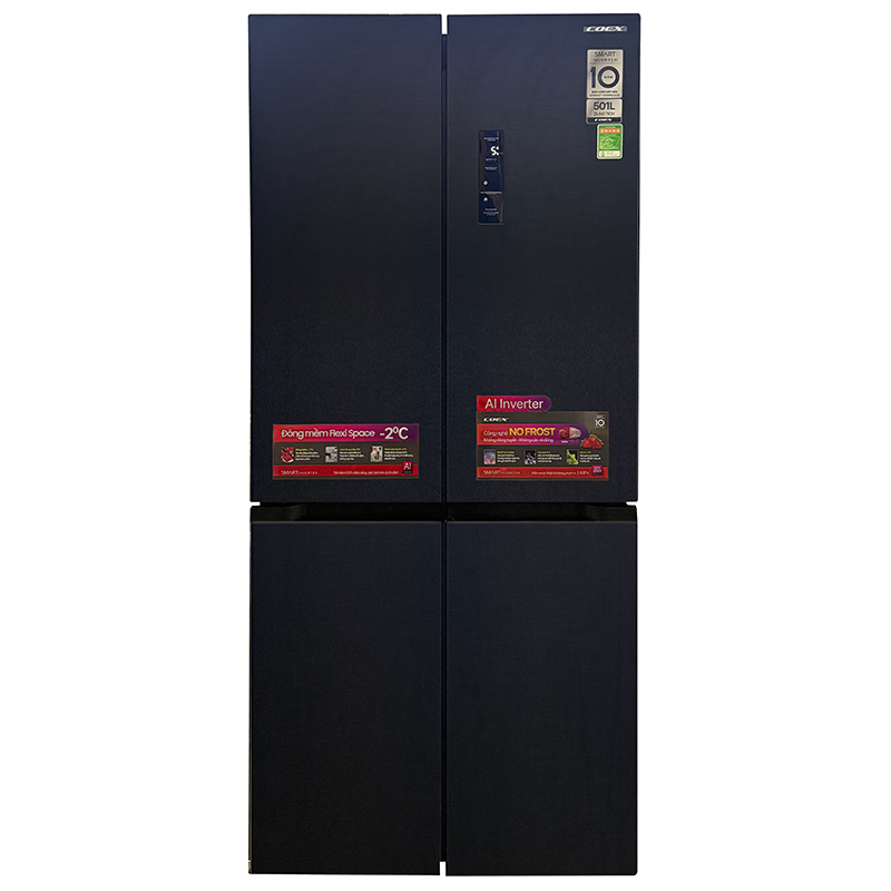 Tủ lạnh 4 cửa Inverter 501 Lít COEX RM-4015MIB-SF