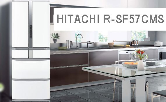 Tủ lạnh 6 cánh Hitachi R-SF57CMS - 565 lít Inverter
