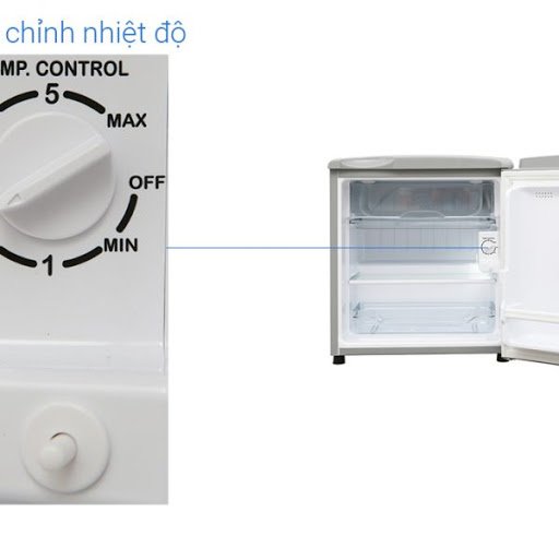Tủ lạnh AQua AQR-55ER/SS- 50 Lít