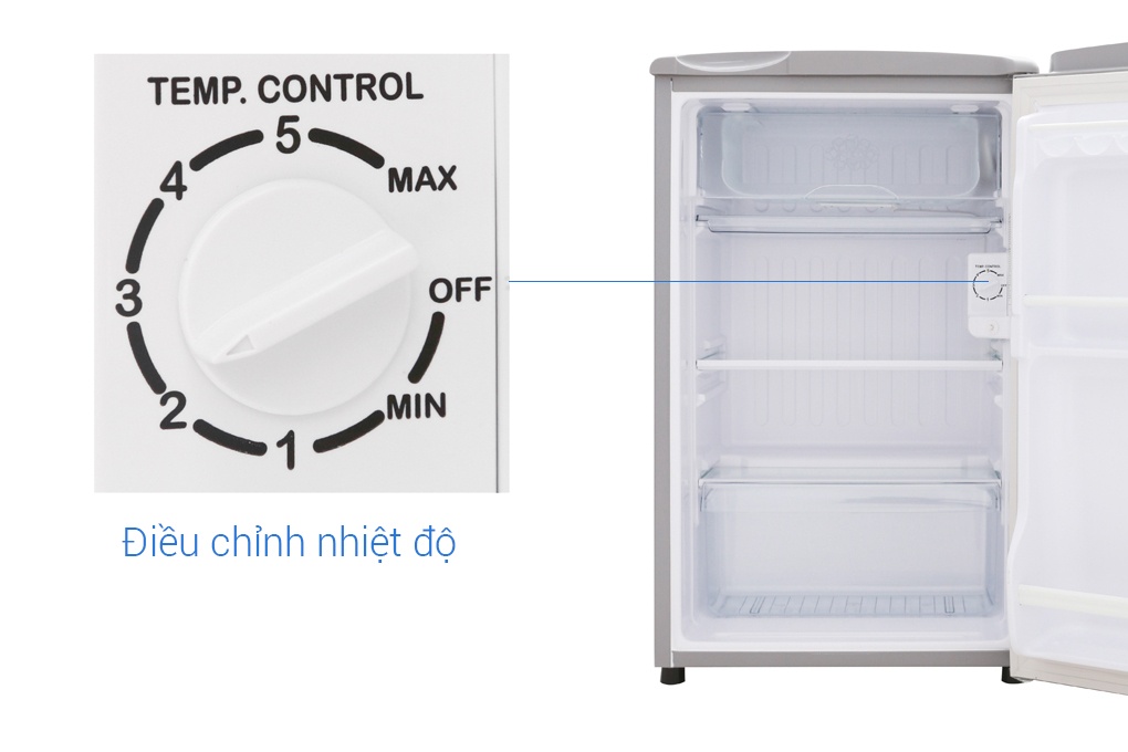 Tủ lạnh Aqua AQR-95ER/SS 90 Lít