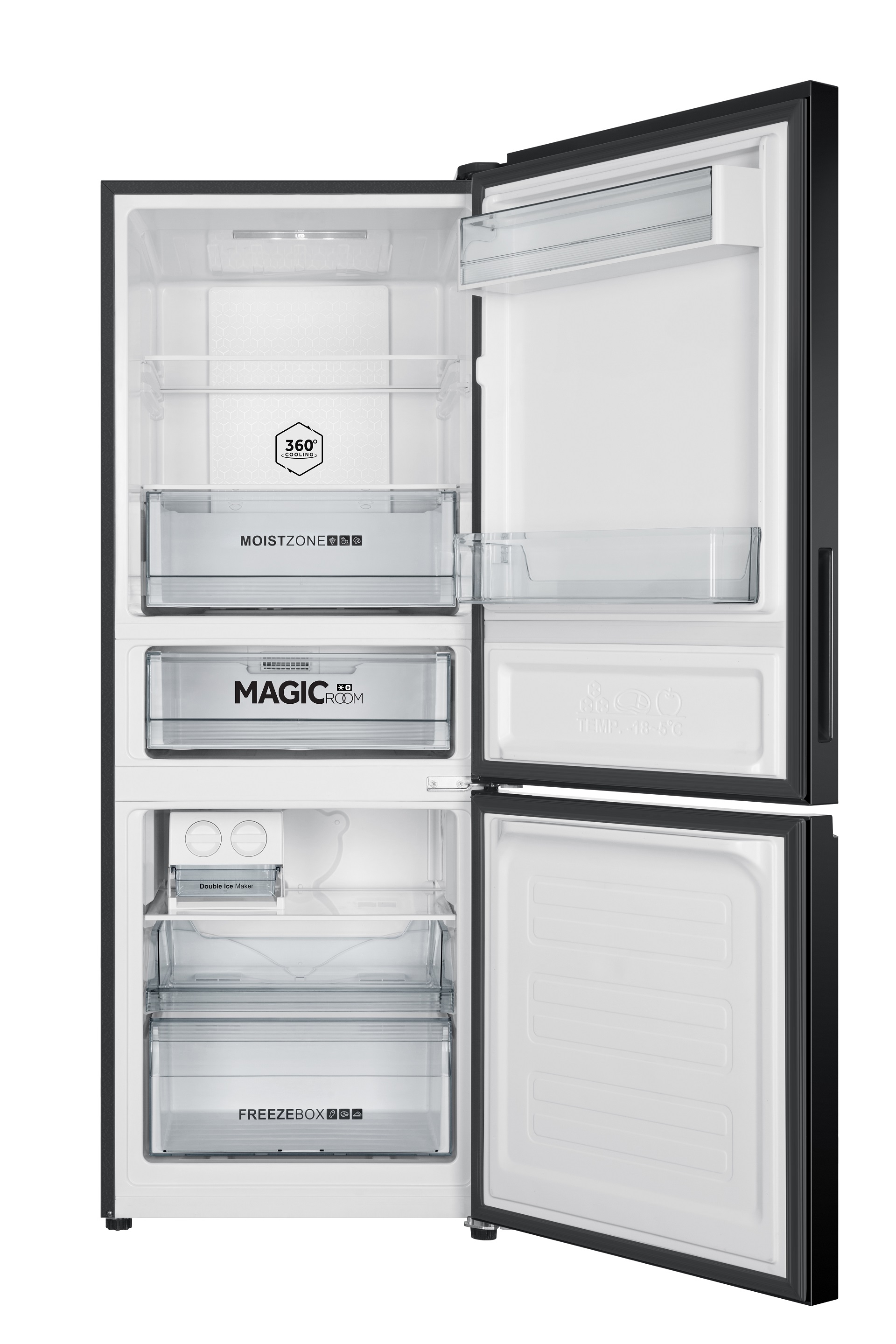 Tủ lạnh Aqua AQR-IG298EB(GB) - 283L Inverter