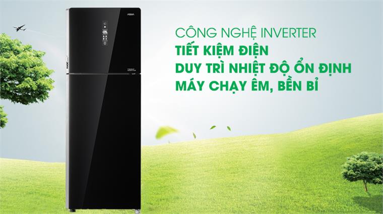 Tủ lạnh Aqua Inverter 291L AQR-T329MA(BS)
