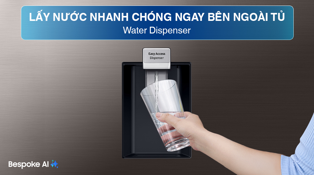 Tủ lạnh Bespoke Samsung Inverter 382 Lít RT38CB6784C3SV