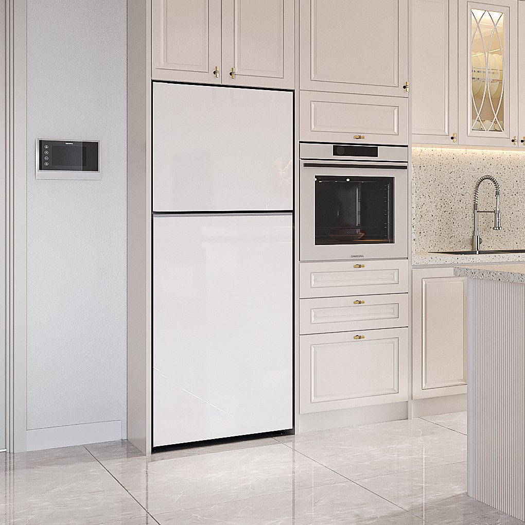 Tủ lạnh Bespoke Samsung Inverter 385L RT38CB668412SV