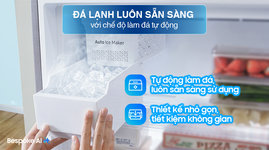Tủ lạnh Bespoke Samsung Inverter 460 Lít RT47CB66868ASV