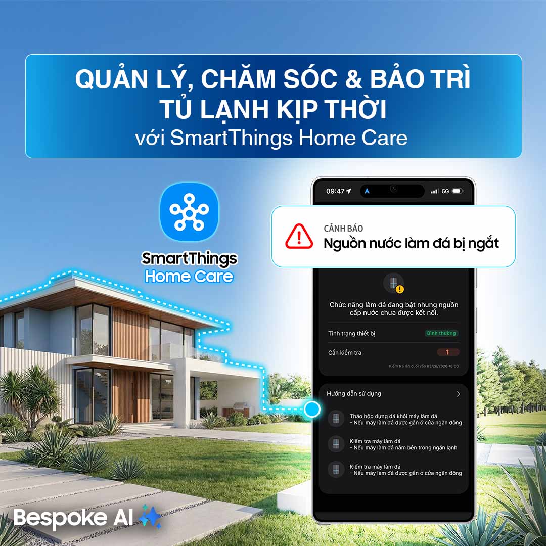 Tủ lạnh Bespoke Samsung Inverter 636 Lít RF65DB990012SV