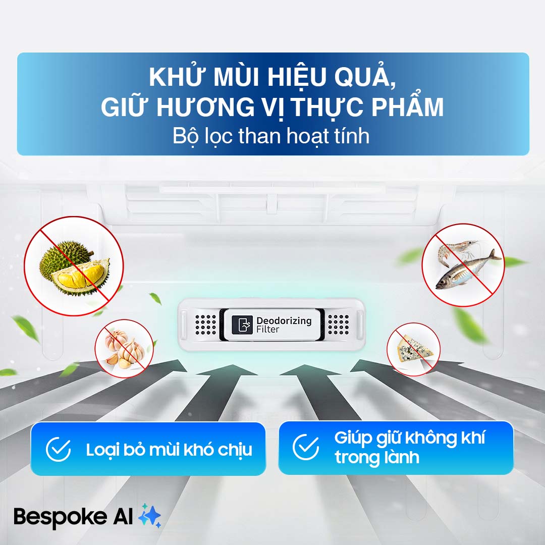 Tủ lạnh Bespoke Samsung Inverter 648 Lít RF59CB66F8S/SV