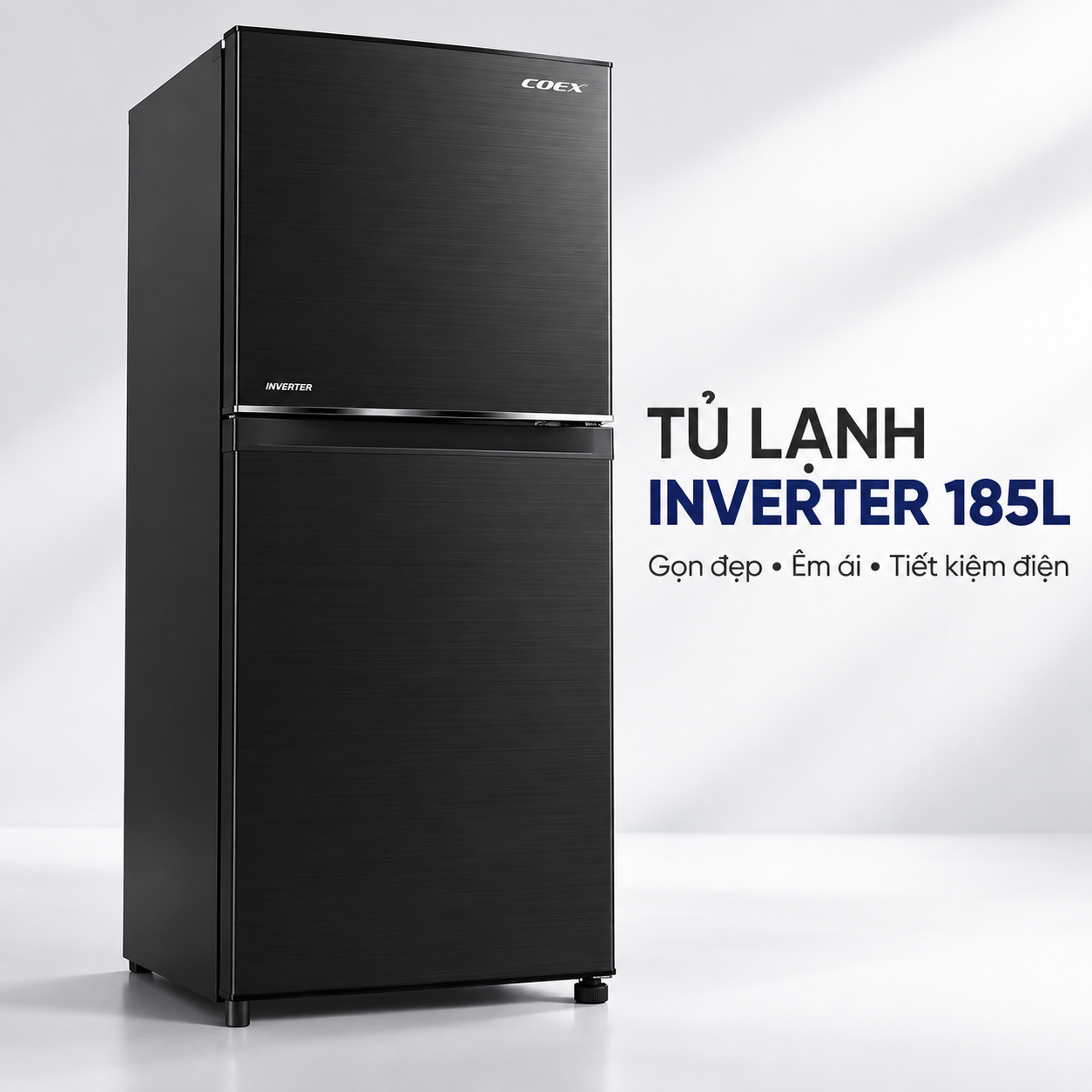 Tủ lạnh Coex 2 cửa Inverter 185 lít RT-4002BS