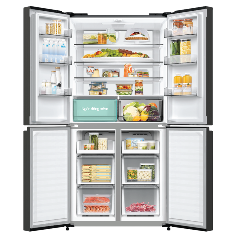 Tủ lạnh Coex Inverter 501 lít 4 cửa RM-4015MIB-SF (Đen Kim Loại - Đông mềm)