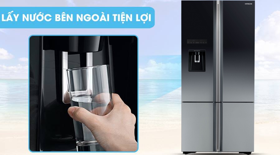 Tủ lạnh Hitachi Inverter 587L WB730PGV6X (XGR)