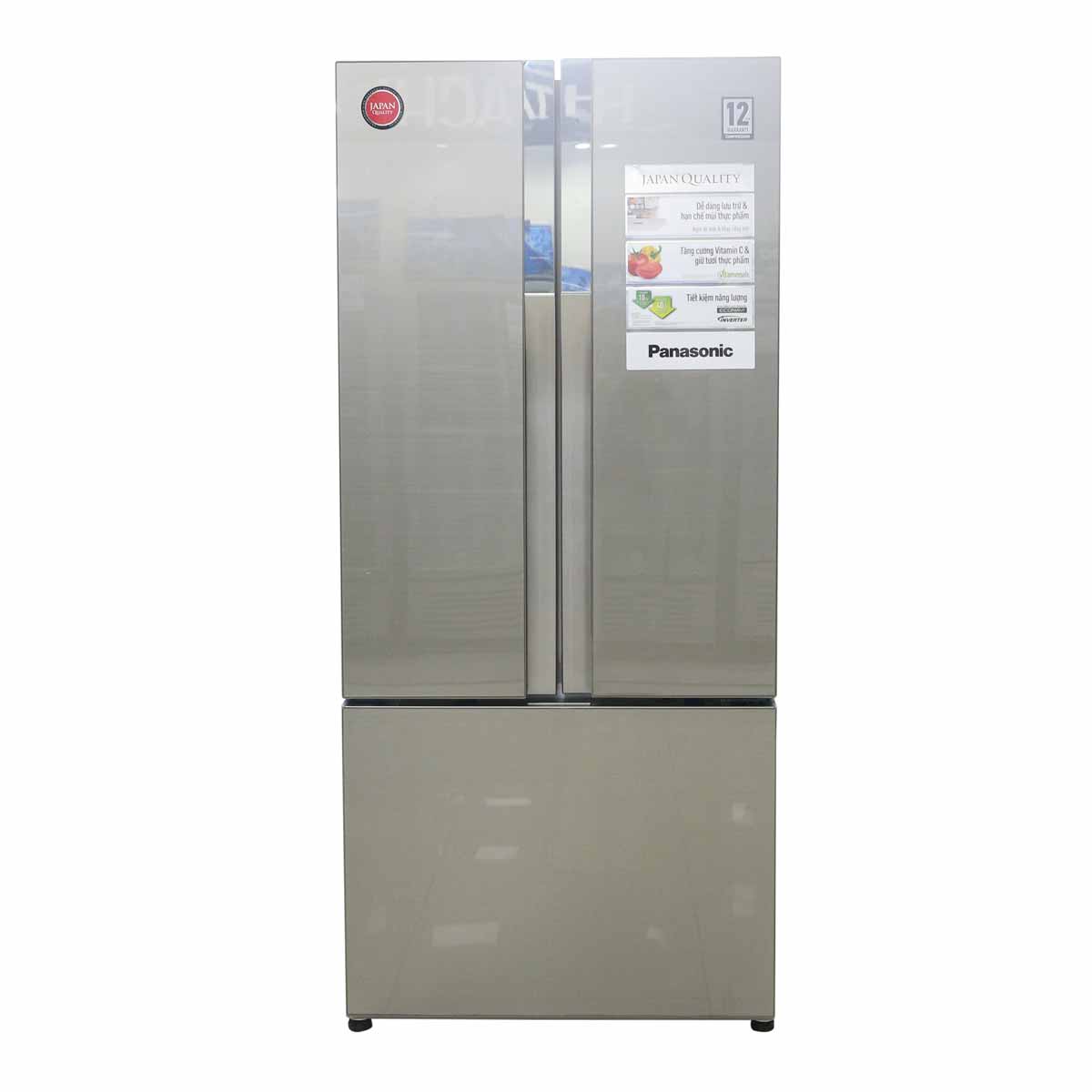 Tủ lạnh 3 cánh Inverter Panasonic NR-CY558GSVN 491 Lít