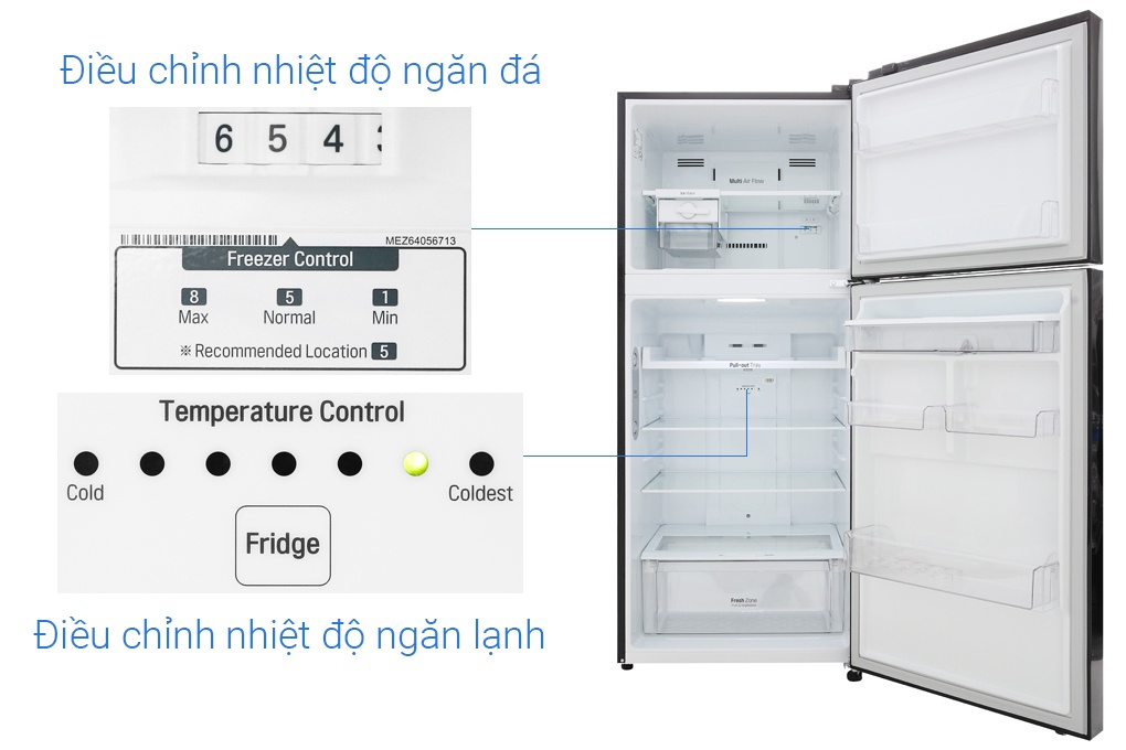 Tủ lạnh LG 393 lít GN-D422BL Smart Inverter