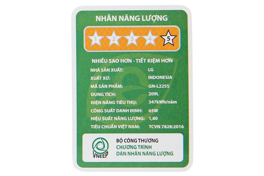 Tủ lạnh LG 208 lít GN-L225S Smart Inverter