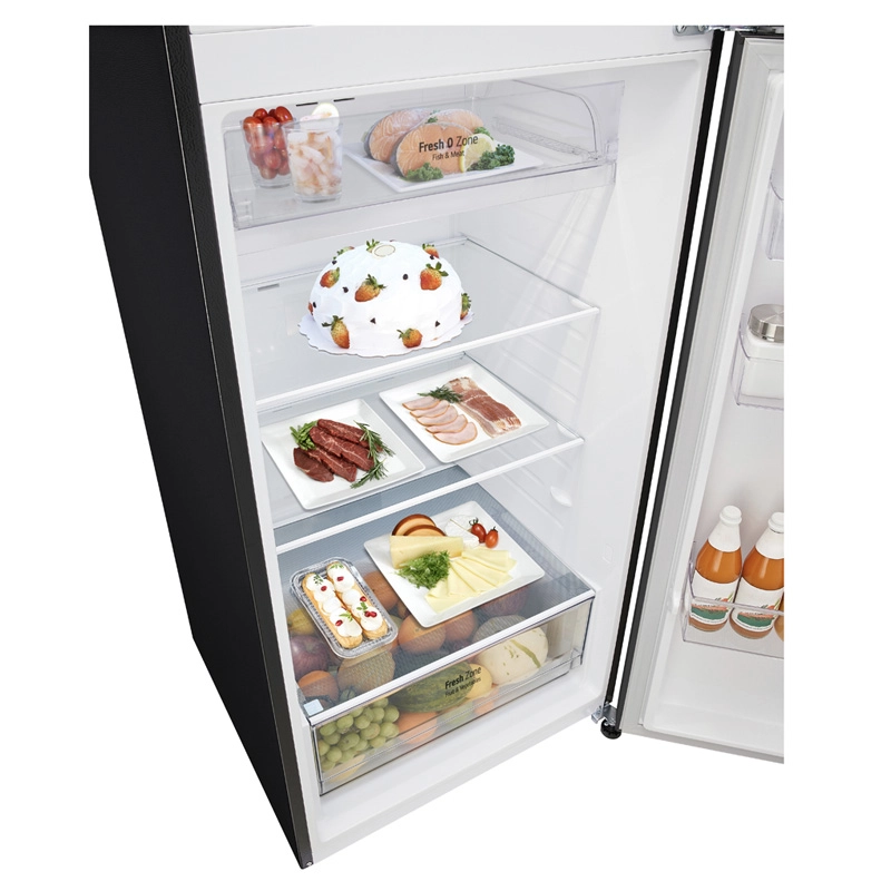 Tủ lạnh LG ngăn đá trên 461L mặt gương màu đen LTB46BLG