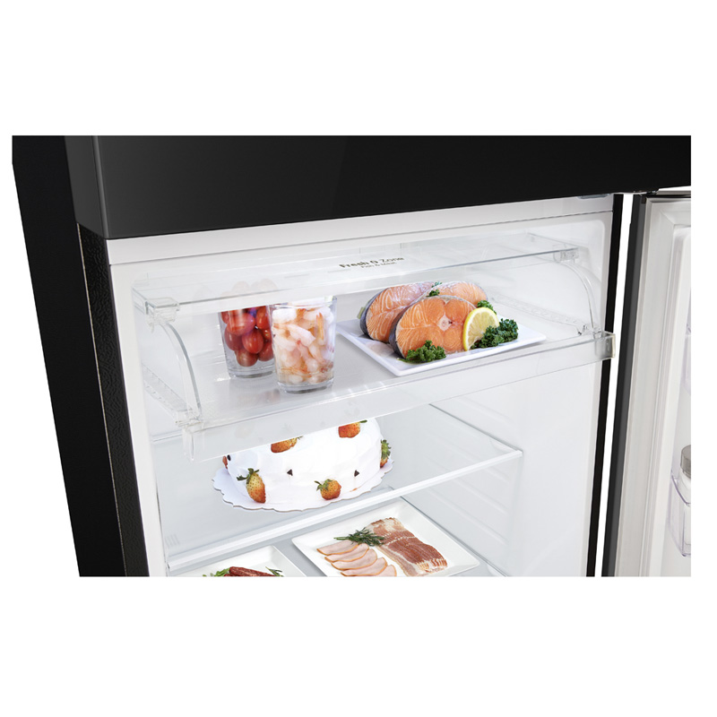 Tủ lạnh LG ngăn đá trên 461L mặt gương màu đen LTB46BLG