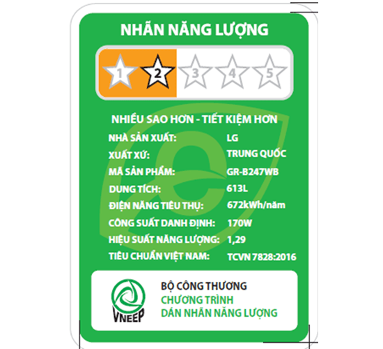 Tủ lạnh LG Side by side 613 lít GR-B247WB Inverter Linear