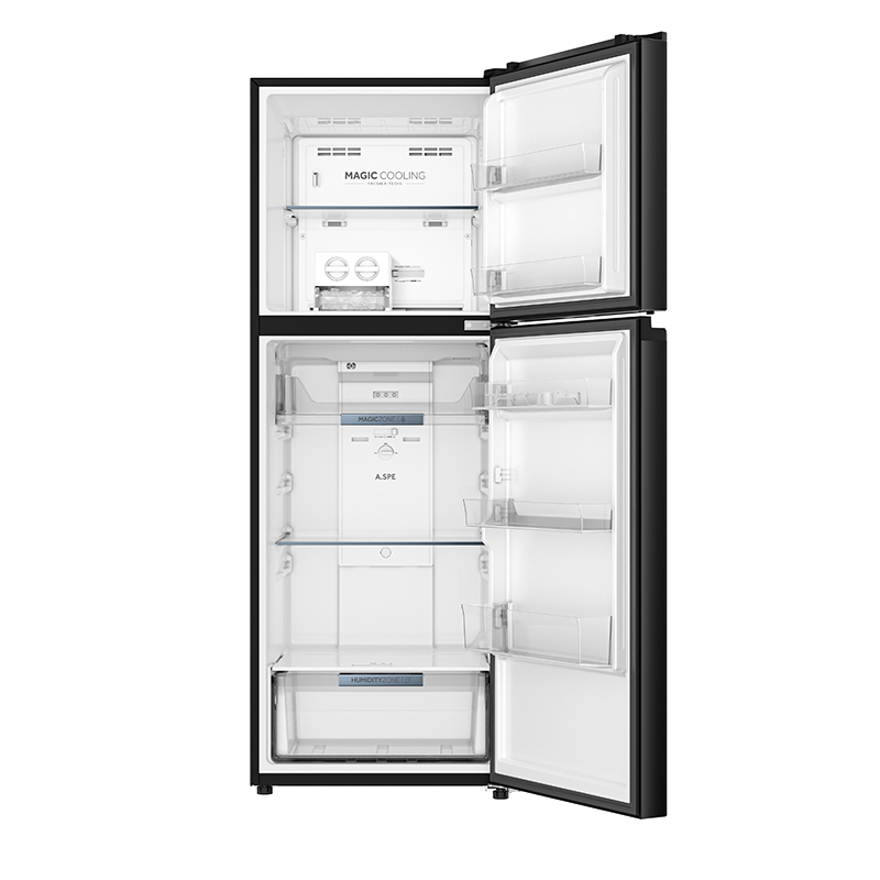 Tủ lạnh mặt gương đen Aqua Inverter 330 Lít AQR-T388FA(GB)