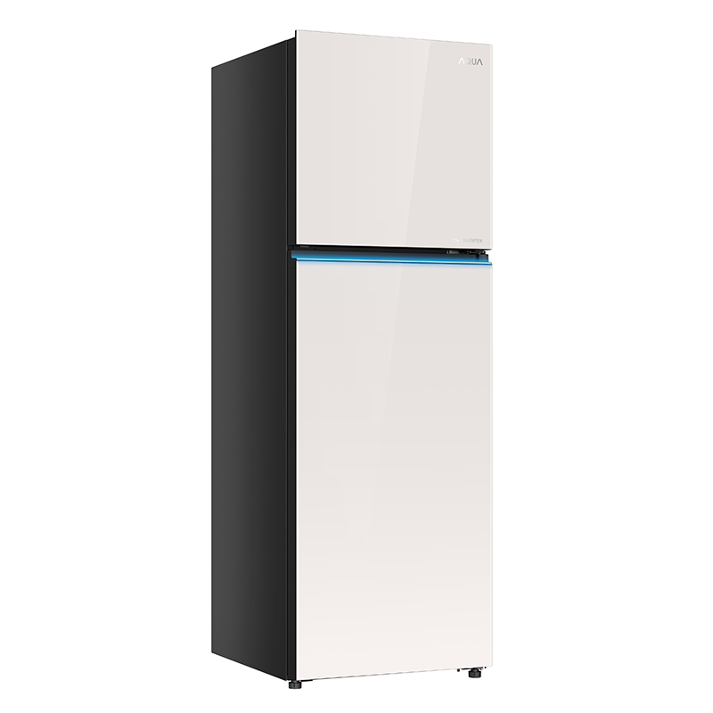 Tủ lạnh mặt gương trắng Aqua Inverter 362 Lít AQR-T418FA(GC)