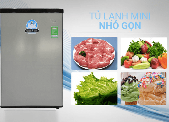 Tủ lạnh Midea HF-90TTY - 68 Lít