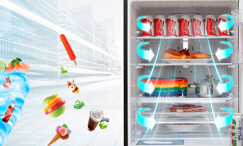 Tủ lạnh Mitsubishi Electric MR-FX47EN-GBK - 376 Lít Inverter