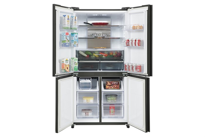 Tủ lạnh Multi Door 4 cánh Sharp Inverter 572 lít SJ-FX650V-MK