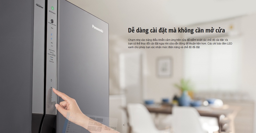 Tủ lạnh Panasonic 550L 4 cửa NR-DZ600MBVN