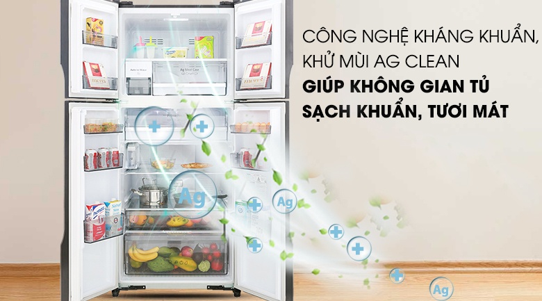 Tủ lạnh Panasonic 550L 4 cửa NR-DZ600MBVN
