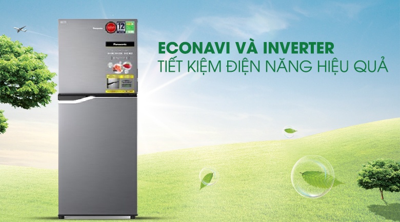 Tủ lạnh Panasonic Inverter 167L NR-BA189PPVN