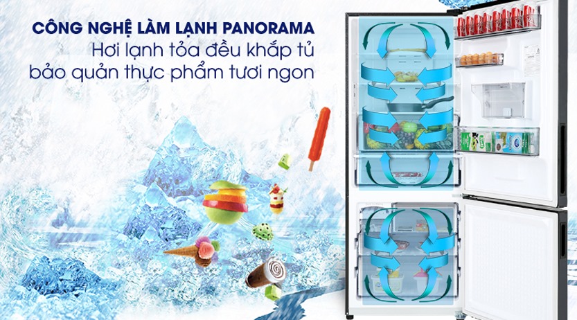 Tủ lạnh Panasonic Inverter 368 Lít NR-BX410QKVN