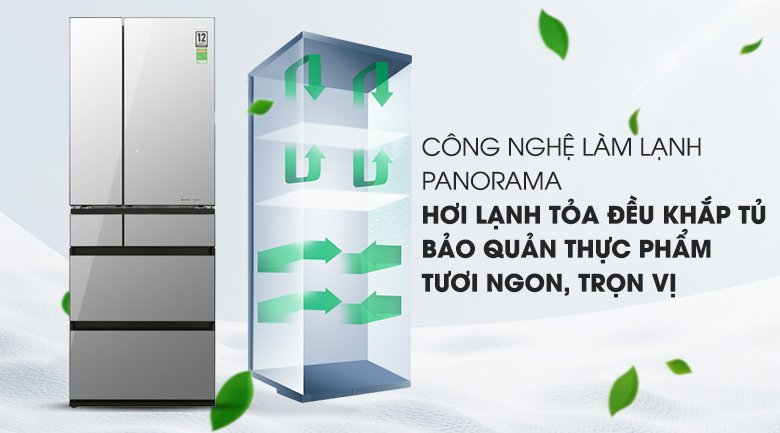 Tủ lạnh Panasonic Inverter 589L  6 cửa NR-F603GT-X2