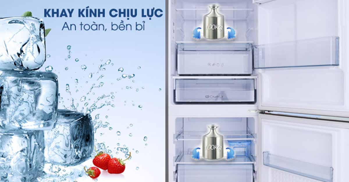 Tủ lạnh Panasonic NR-BV329XSV2 - 290Lít Inverter Cấp đông mềm