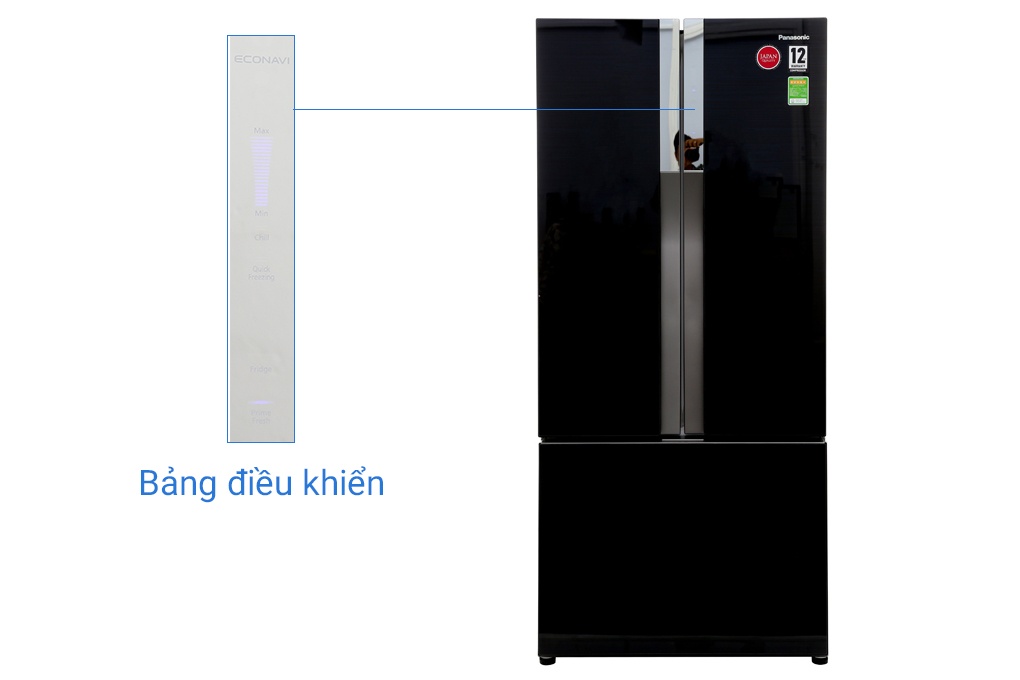 Tủ lạnh 3 cánh Panasonic NR-CY558GKVN 491 lít Inverter Cấp đông mềm
