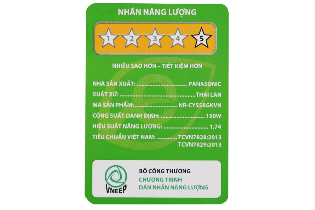 Tủ lạnh 3 cánh Panasonic NR-CY558GKVN 491 lít Inverter Cấp đông mềm