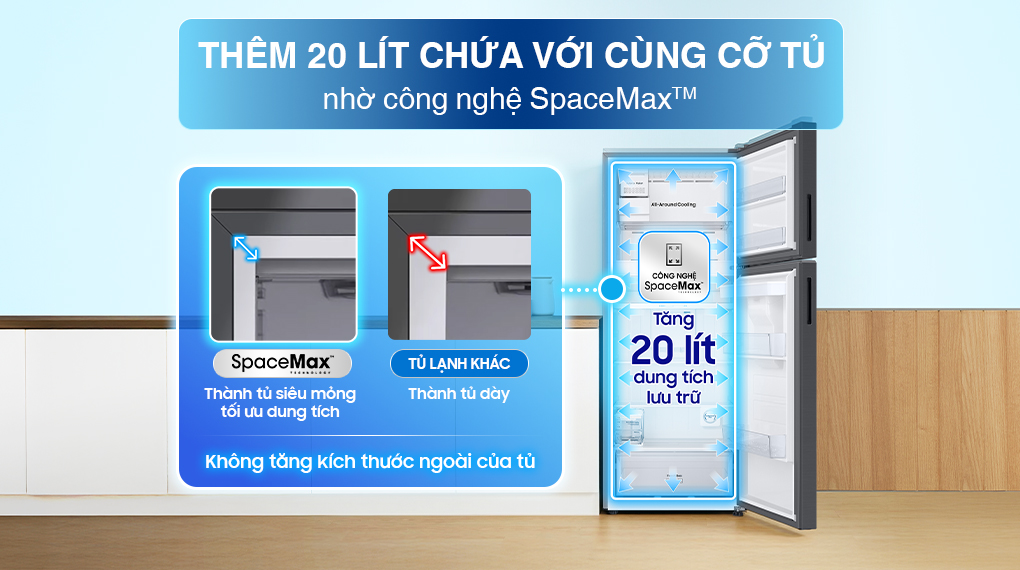 Tủ lạnh Samsung Inverter 406 Lít RT42CG6584B1SV