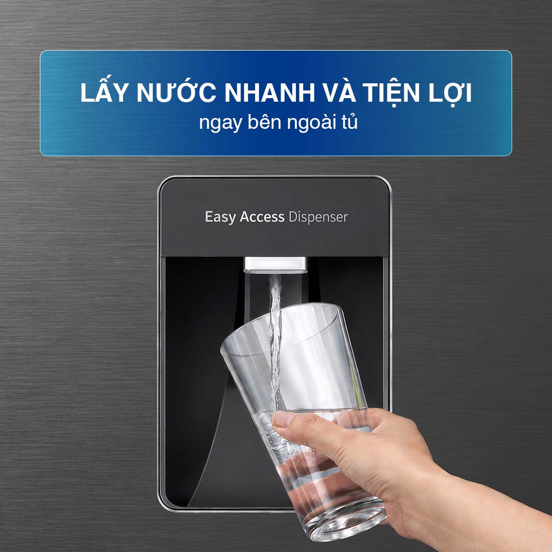Tủ lạnh Samsung Inverter 488 Lít 4 cửa RF48A4010B4/SV