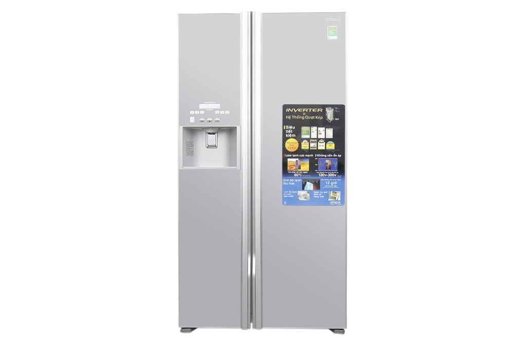 Tủ lạnh SBS Hitachi Inverver 589L R-FS800GPGV2 (GS)