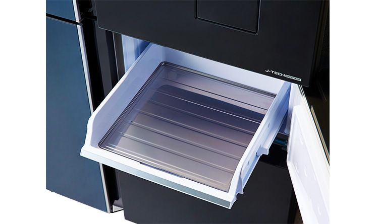 Tủ lạnh 5 cánh SBS Sharp SJ-F5X75VGW-BK 758 Lít,J-Tech Inverter