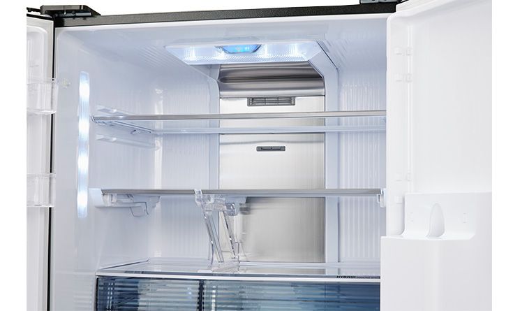 Tủ lạnh 5 cánh SBS Sharp SJ-F5X75VGW-BK 758 Lít,J-Tech Inverter