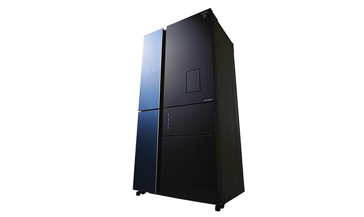 Tủ lạnh 5 cánh SBS Sharp SJ-F5X75VGW-BK 758 Lít,J-Tech Inverter