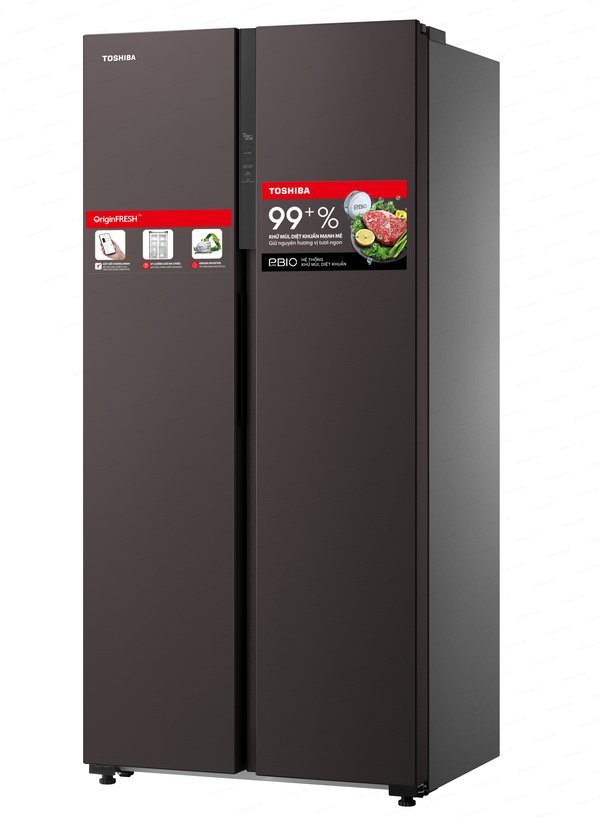 Tủ lạnh SBS Toshiba inverter 460L GR-RS600WI-PMV(37)-SG