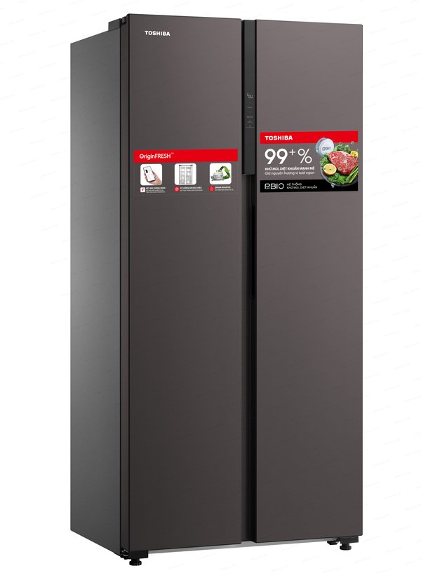 Tủ lạnh SBS Toshiba inverter 460L GR-RS600WI-PMV(37)-SG