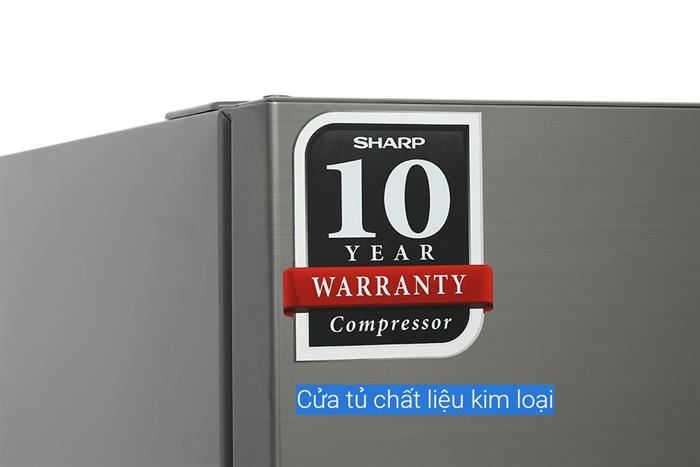 Tủ lạnh Sharp Inverter 181 lít SJ-X198V-SL