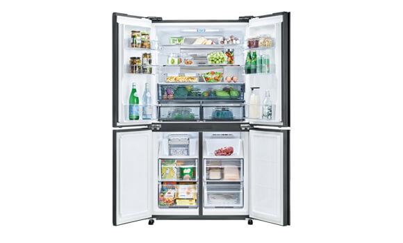 Tủ lạnh Sharp Inverter 572 Lít 4 cửa SJ-FXP640VG-BK