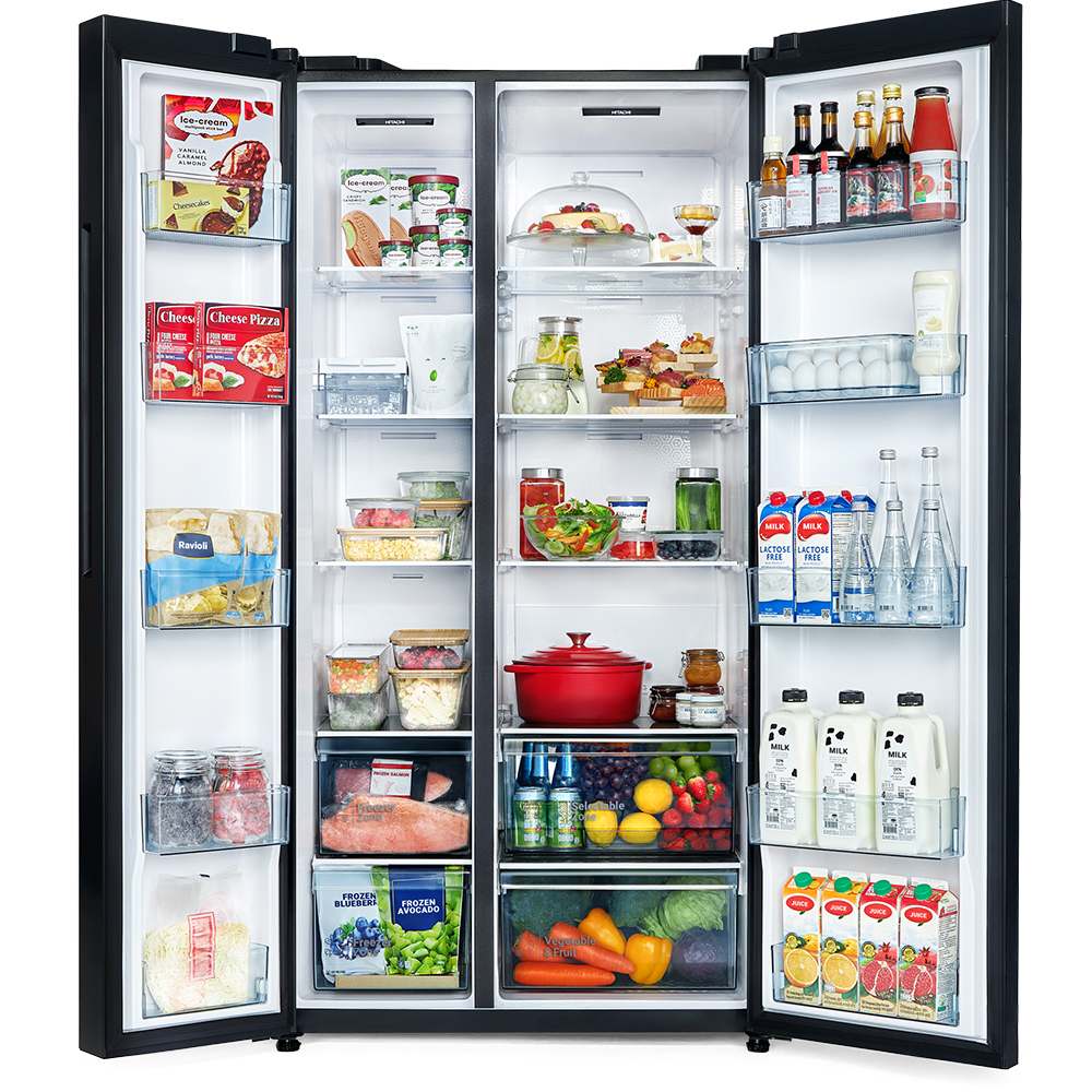 Tủ lạnh Side By Side Hitachi Inverter 653L HRSN9713ESAGBKVN