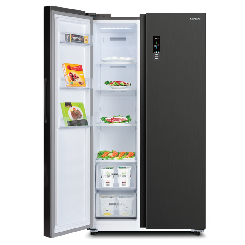 Tủ lạnh Side By Side Inverter 430 Lít Coex RS-4007MIB (Ghi xám)