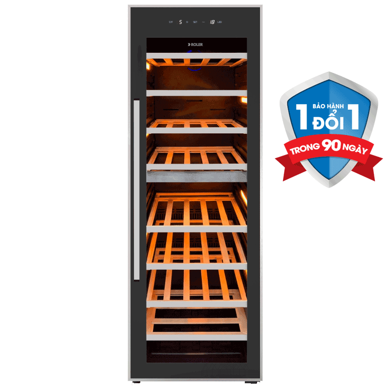Tủ ướp rượu Roler RW-1015 (77 chai)