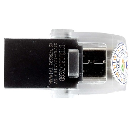 USB Kingston 32GB DT microDuo 3C, USB 3.1 + Type-C flash drive_DTDUO3C/32GB