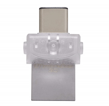 USB Kingston 64GB DT microDuo 3C, USB 3.1 + Type-C flash drive_DTDUO3C/64GB