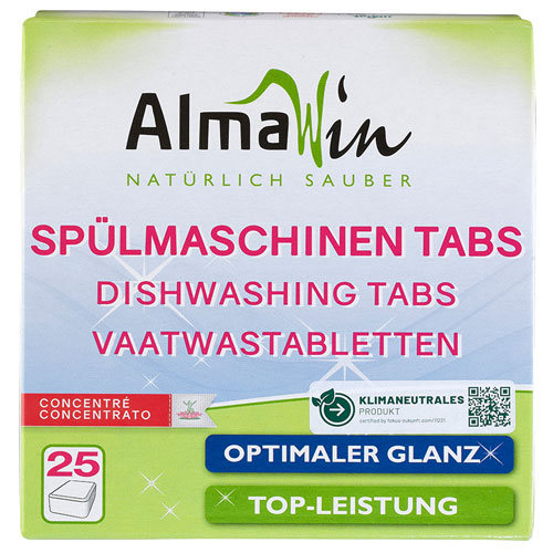 Viên Rửa Bát Almawin Hữu Cơ Hương Chanh 25 Viên HMH.0101925